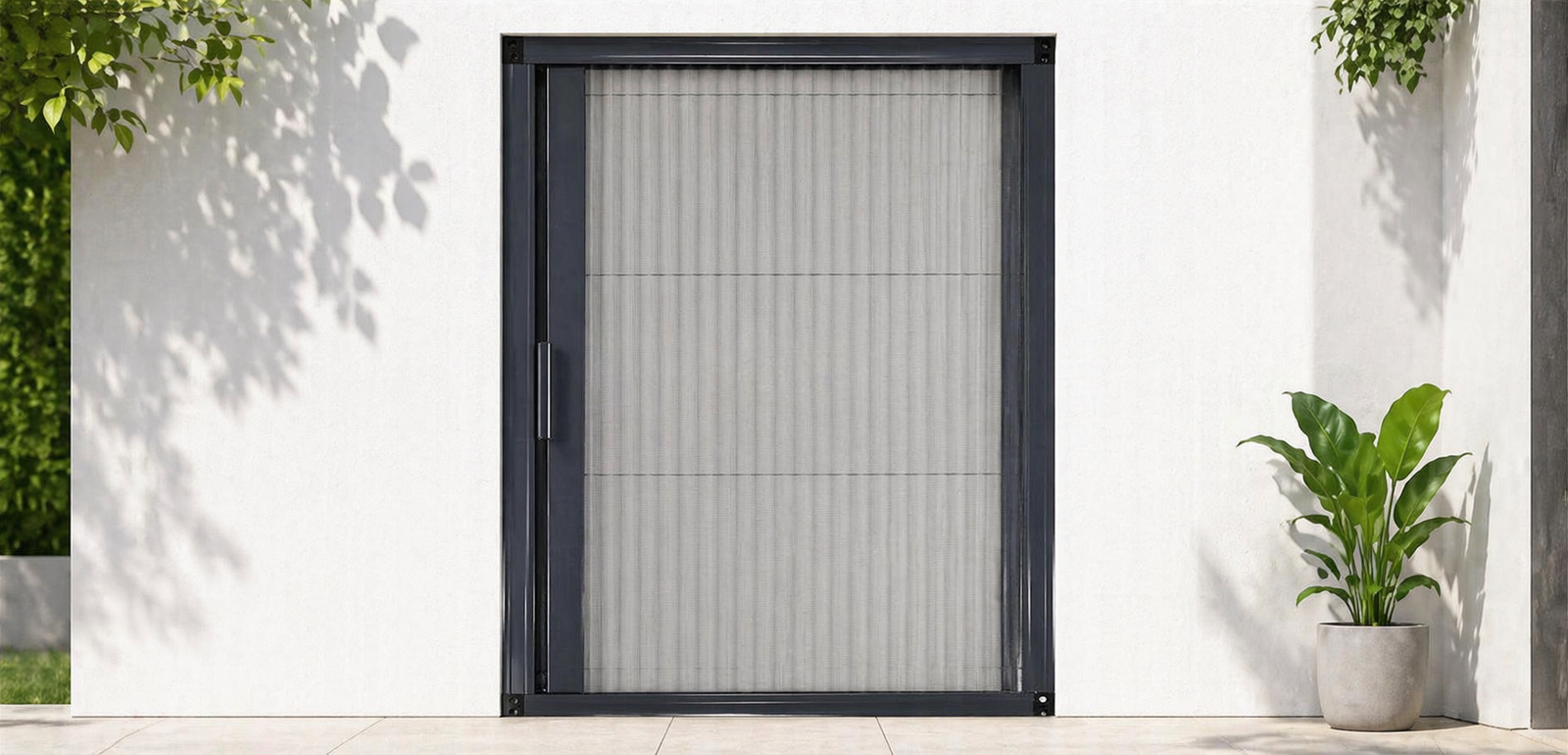 Pleated Mosquito Mesh Installation